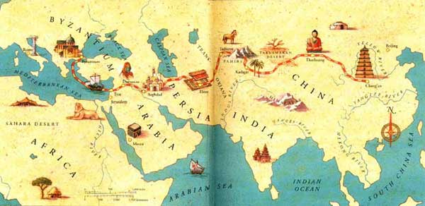 Silk Road Map