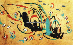 Flying Apsaras in Dunhuang Grottoes
