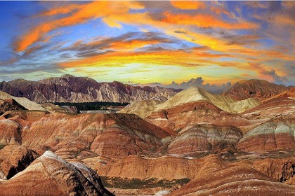 Zhangye Rainbow Mountain