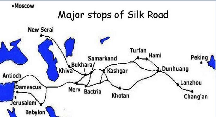 Silk Road Map