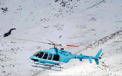 Helicopter Snow 